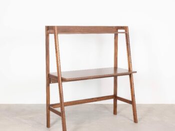 The Celyxmed VLINUYWE Workspace Table in Brown color Made of Industrial Wood